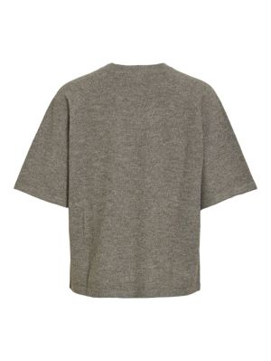 VILIGA 2/4 O-NECK KNIT TOP - N 4962840 Grey