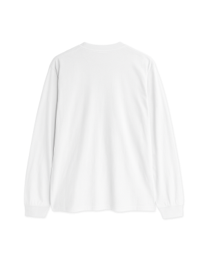 WBBaine LS Tee White