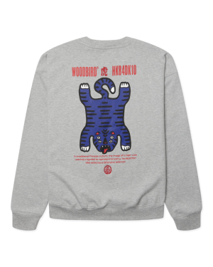 WBDuke Tiger Crew Grey Melange