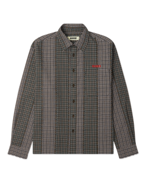 WBBuzo Woma Check Shirt Brown-Green