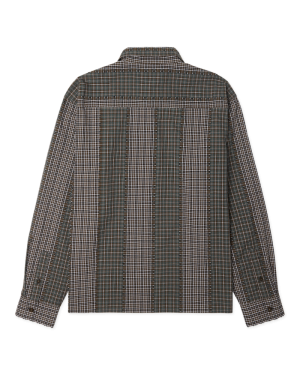 WBBuzo Woma Check Shirt Brown-Green