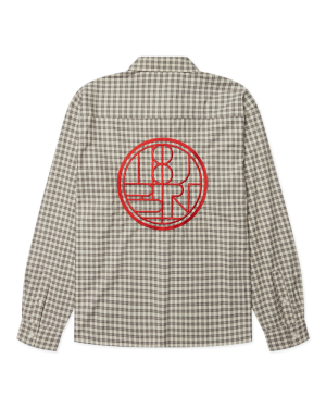 WBBuzo EMB Check Shirt Off White