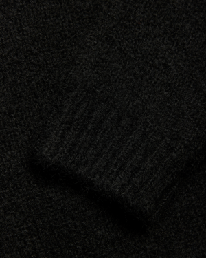 WBKurt Mohairy Crew Black