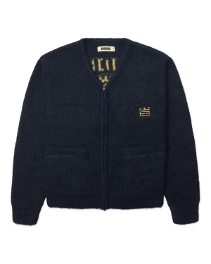 WBKoon Zip Tiger Cardigan Navy