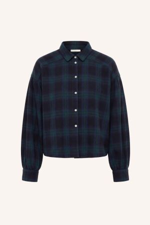 sarah short green check 477 green tarta