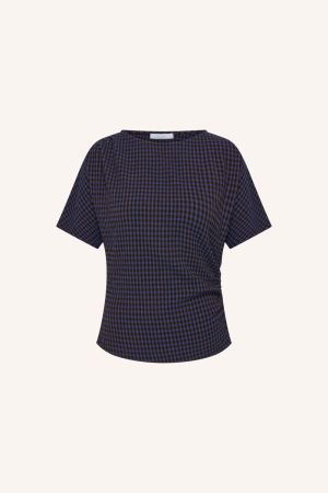 lola check blouse 1653 galaxy che