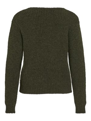 VINORGA L/S BUCKLE KNIT TOP/RF 5069537 Green