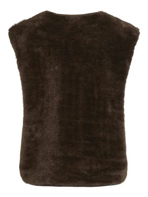 VIFALLULAH S/L TEDDY VEST 5062415 Brown