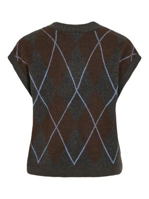 VIARGYLE S/L KNIT VEST 5113352 Grey
