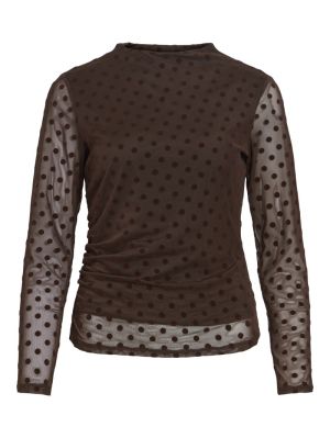 VIRIKKE L/S FUNNEL NECK TOP 5134982 Brown