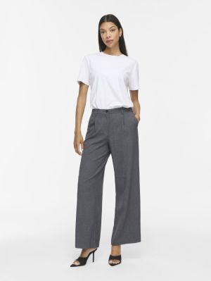 VIKARI RW WIDE WVN PANT 5095182 Grey
