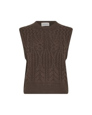 MSCHMarisela Vest Hot Fudge brown