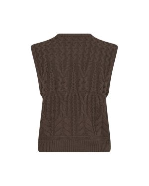 MSCHMarisela Vest Hot Fudge brown