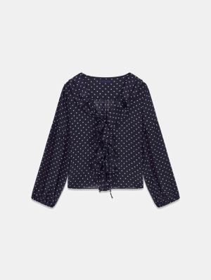 LS EMY  RUFFLED TOP PMPZ SMART BLUE