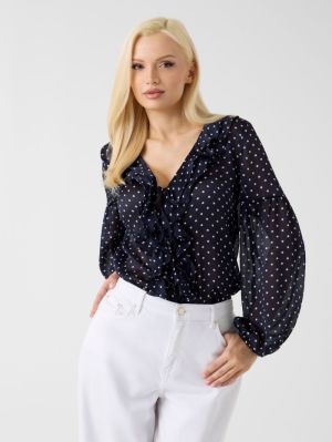 LS EMY  RUFFLED TOP PMPZ SMART BLUE