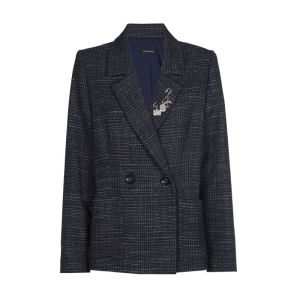City blazer met afneembaar spe 21 Midnight Blu