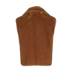 Faux fur bodywarmer 36 Caramello