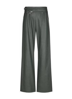 Broek in vegan leather, normal 61 Green