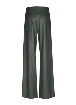 Broek in vegan leather, normal 61 Green