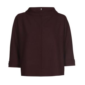 Rechtvallende top 52 Burgandy