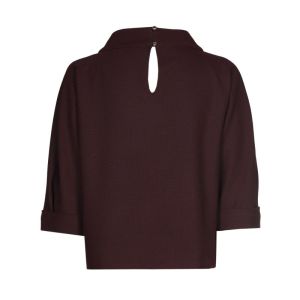 Rechtvallende top 52 Burgandy