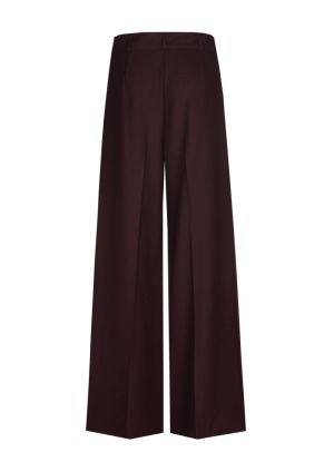 City-look broek, mid waist 52 Burgandy