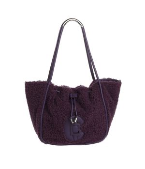 Shopper in teddy 45 Plum