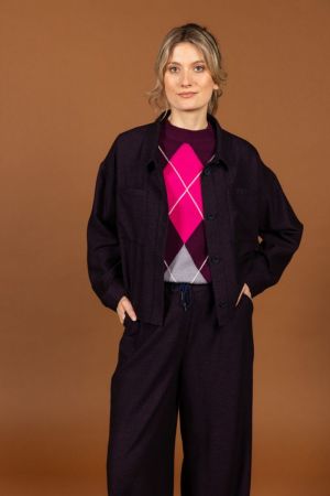 9525 BS SWEATER PRUNE