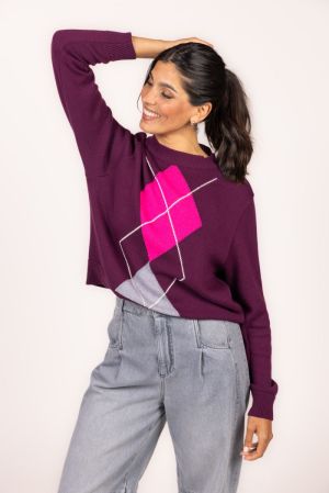 9525 BS SWEATER PRUNE