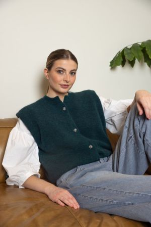 9527 BS CARDIGAN PETROL