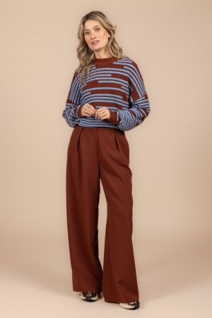 9528 BS SWEATER FALL RED