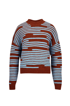 9528 BS SWEATER FALL RED