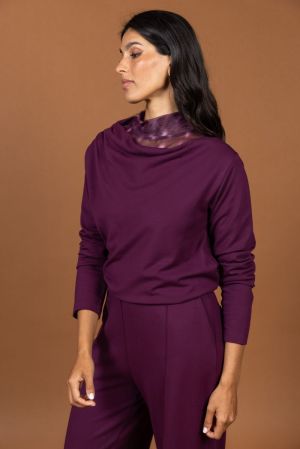 9539 CAM SWEATER PRUNE