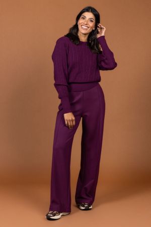 9539 CAM SWEATER PRUNE