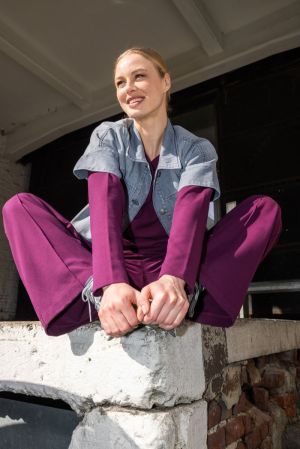 9540 CAM TROUSERS PRUNE