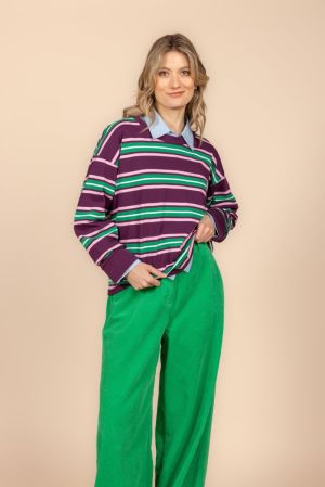 9549 CAM SWEATER PRUNE