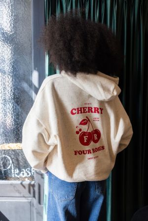 9557 CAM HOODIE ECRU MULTI