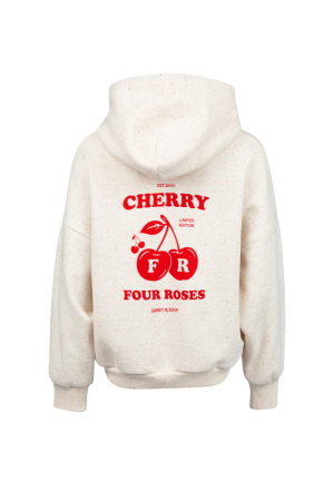 9557 CAM HOODIE ECRU MULTI