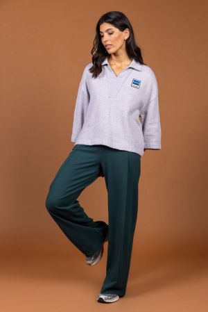 9566 CAM SWEATER GREY CHINE