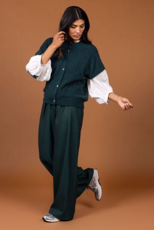 9567 SH BLOUSE PETROL
