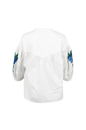 9567 SH BLOUSE PETROL
