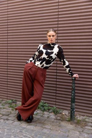 9603 GU TROUSERS FALL RED