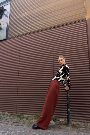 9603 GU TROUSERS FALL RED