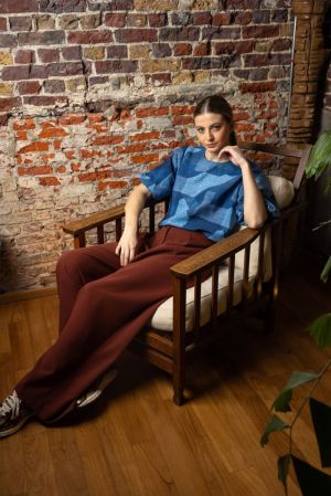 9603 GU TROUSERS FALL RED