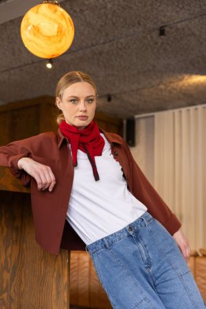 9633 AU JACKET FALL RED