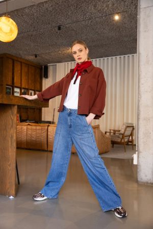 9633 AU JACKET FALL RED