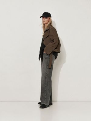 Audrey Wide Leg Palazzo 952 Mid Grey