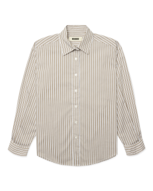 WBLiva Stripe Shirt 0330 Taupe Brow