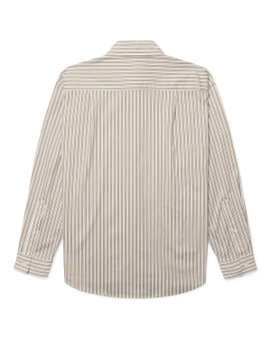 WBLiva Stripe Shirt 0330 Taupe Brow