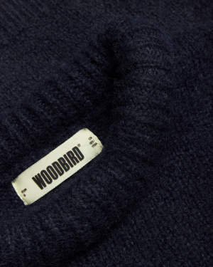 WBHua Fluffy Crew 0500 Navy